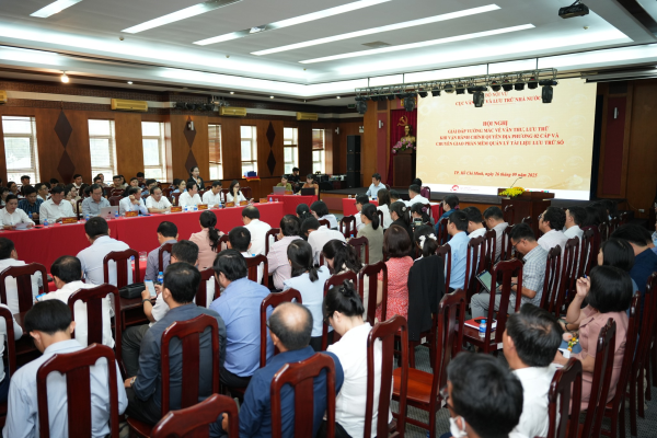 Giải quyết những vướng mắc trong thực tiễn về văn thư, lưu trữ khi vận hành chính quyền địa phương hai cấp ở các địa phương