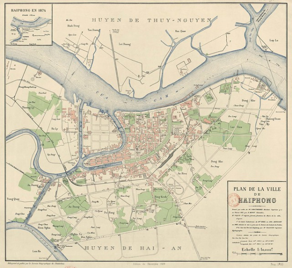 Bản đồ Hải Phòng 1874
